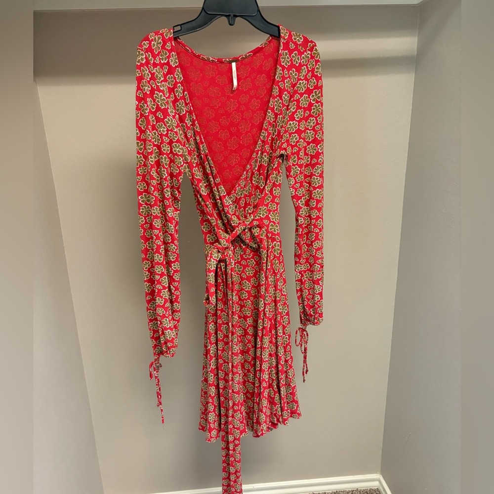 Free People Boho wrap dress